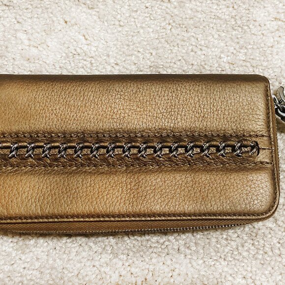 CHANEL Never Used CC Logo Zipper Long Wallet - Picture 3 of 8
